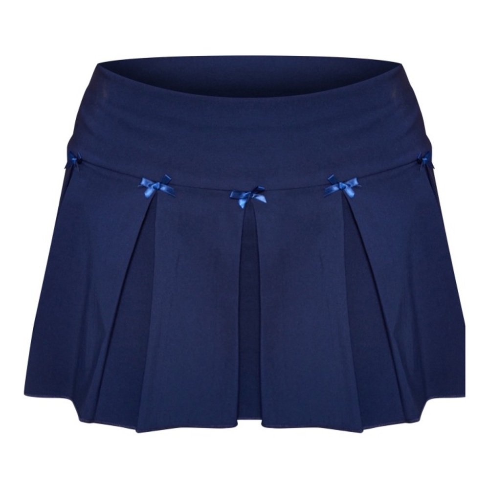 Blue Mini Skirt